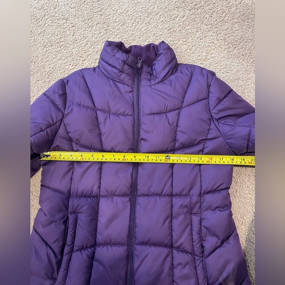 FADED GLORY Fleece Purple Puffer Winter Jacket - Picture 4 of 10